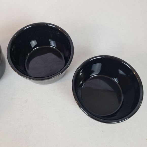 Basic Black Ramekins; Set of 4 - Picture 3 of 6